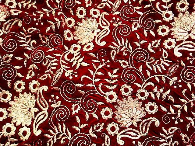 Floral Motif - Regal Velvet