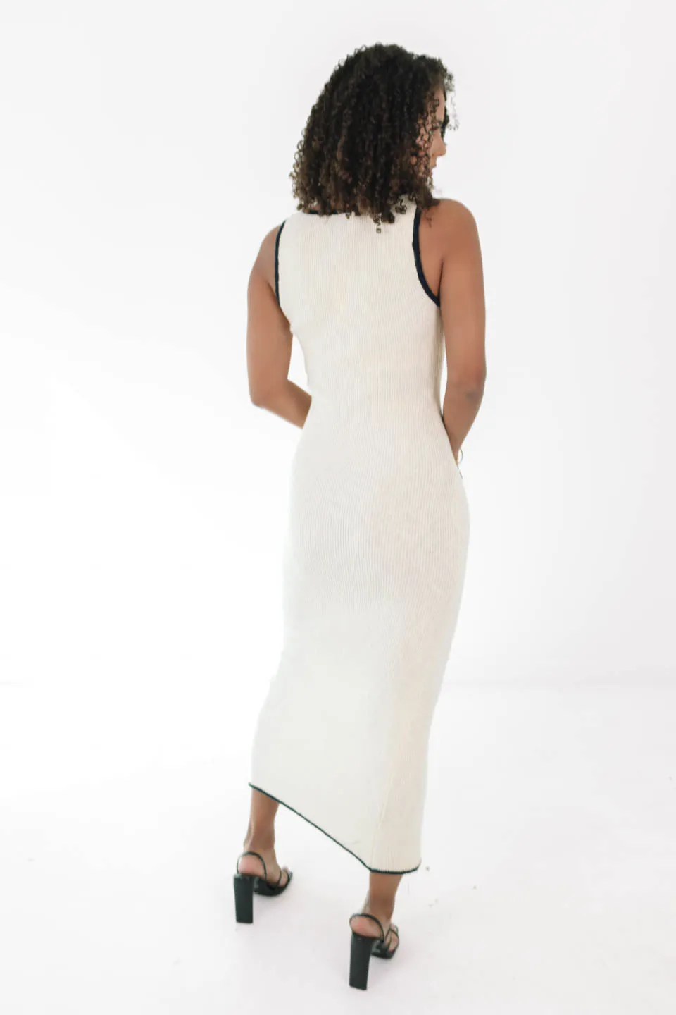 For The Day Midi Dress - Cream