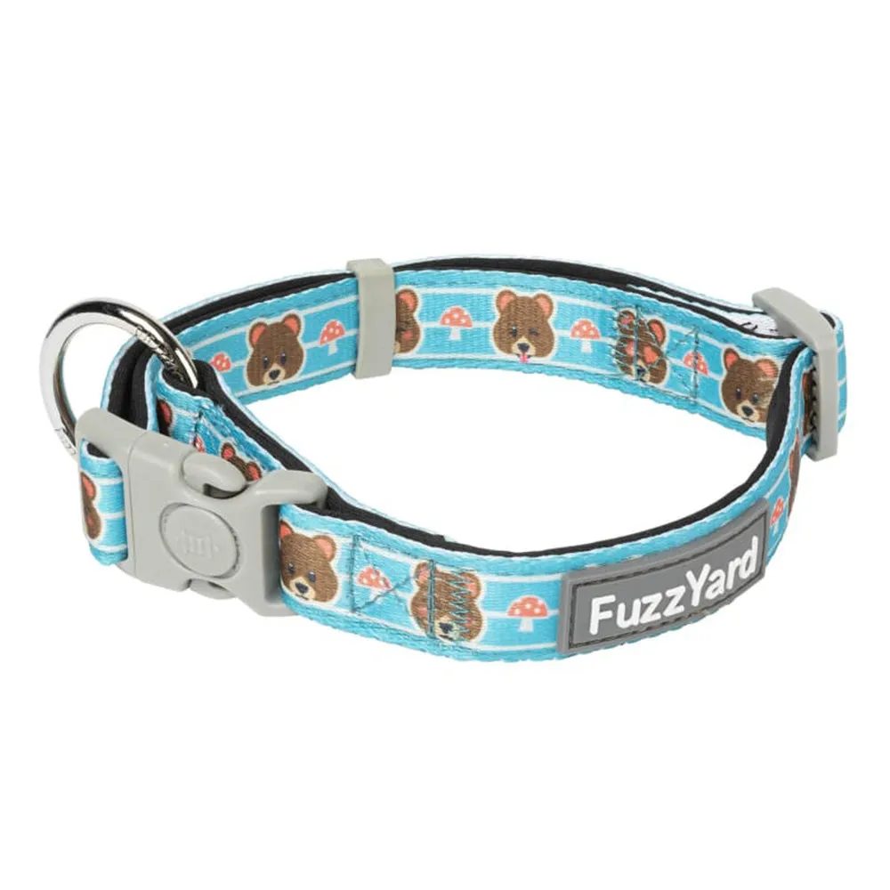 Fuzzyard Dog Collar Fuzz Bear M 32cm-50cm