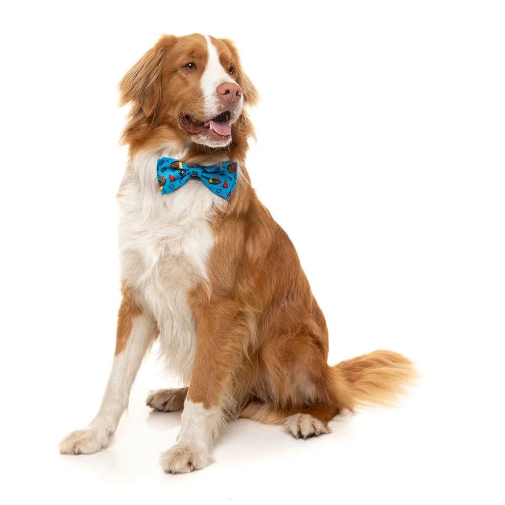 FuzzYard Pet Bow Tie (Kings of Gold School)