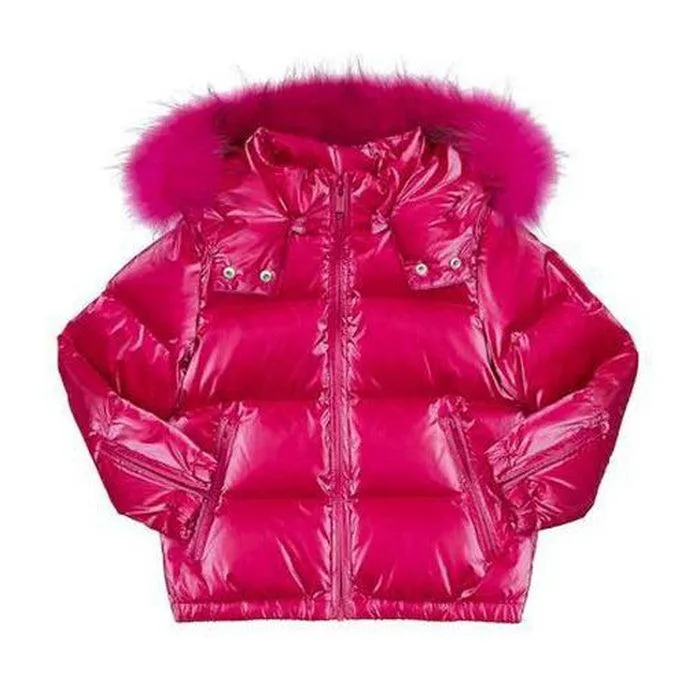 Girls Fushia Down Jacket