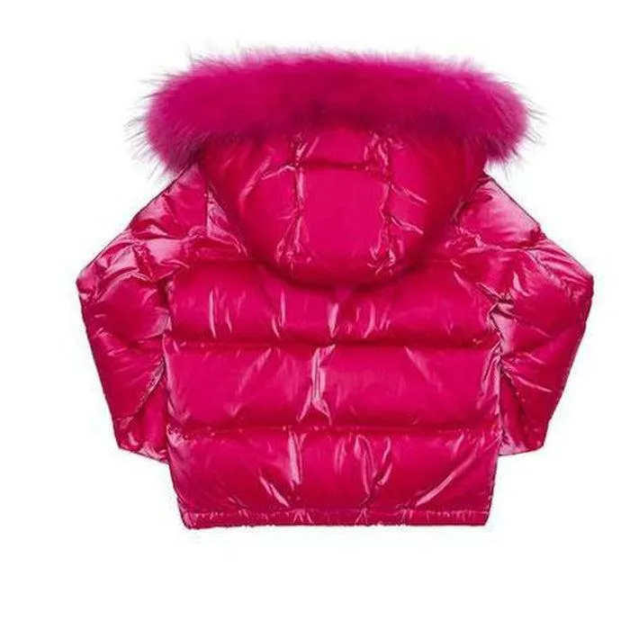 Girls Fushia Down Jacket