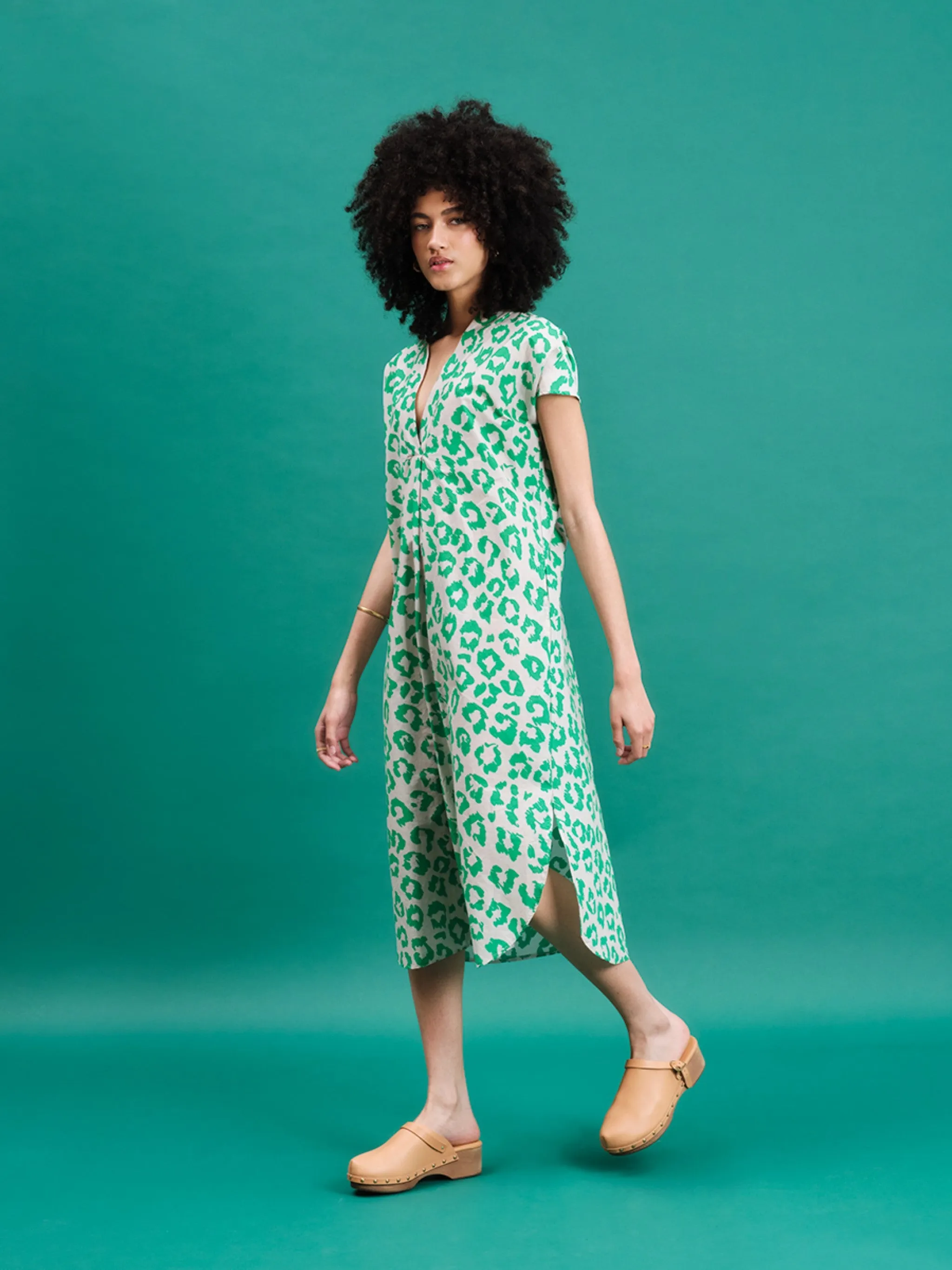 Green Leopard  | Kaftan