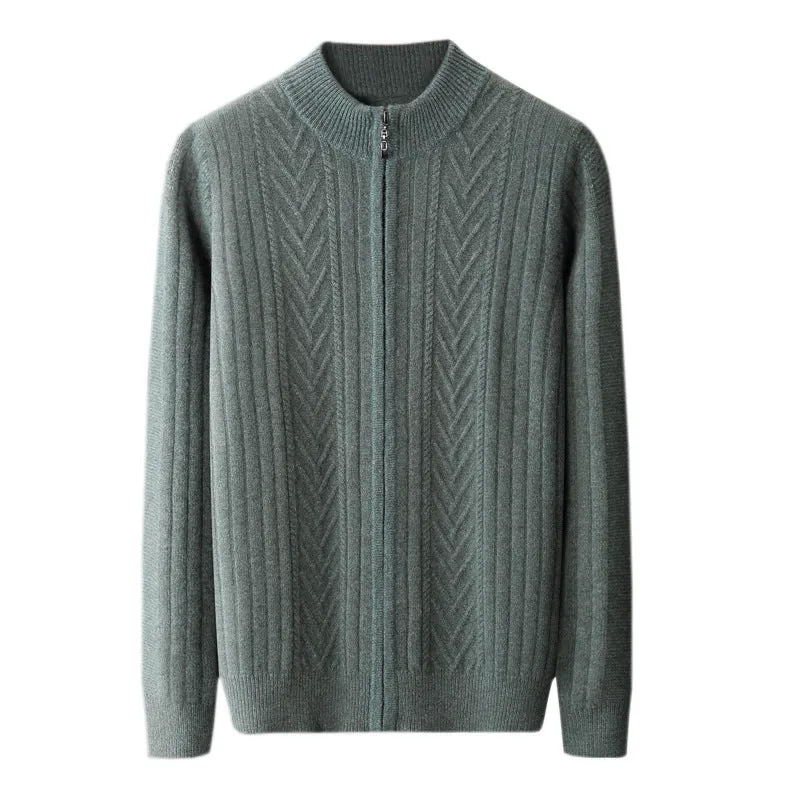 Half-high Collar Men's Thick Sweater