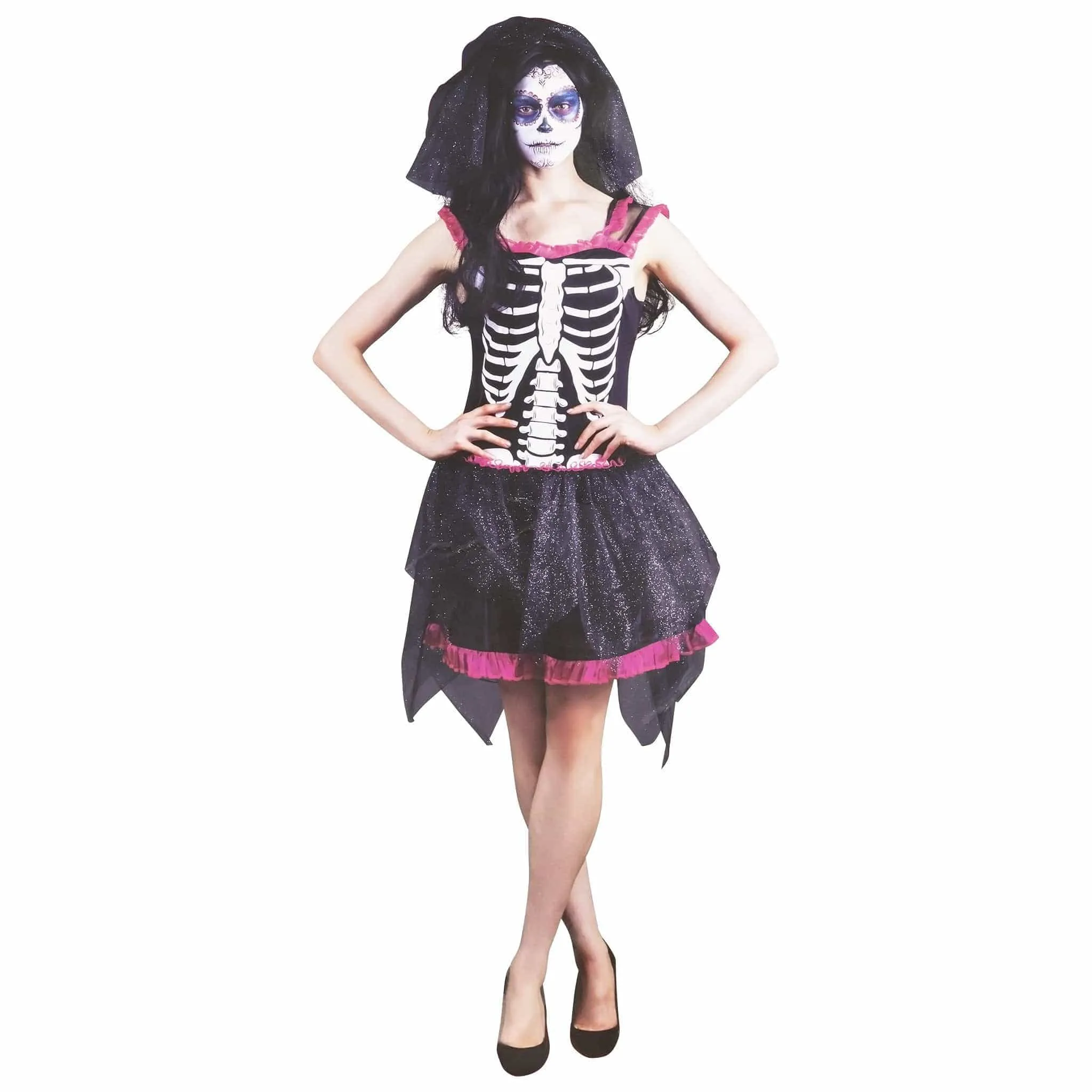 Halloween Costume - Women's - Skull Bride - Medium