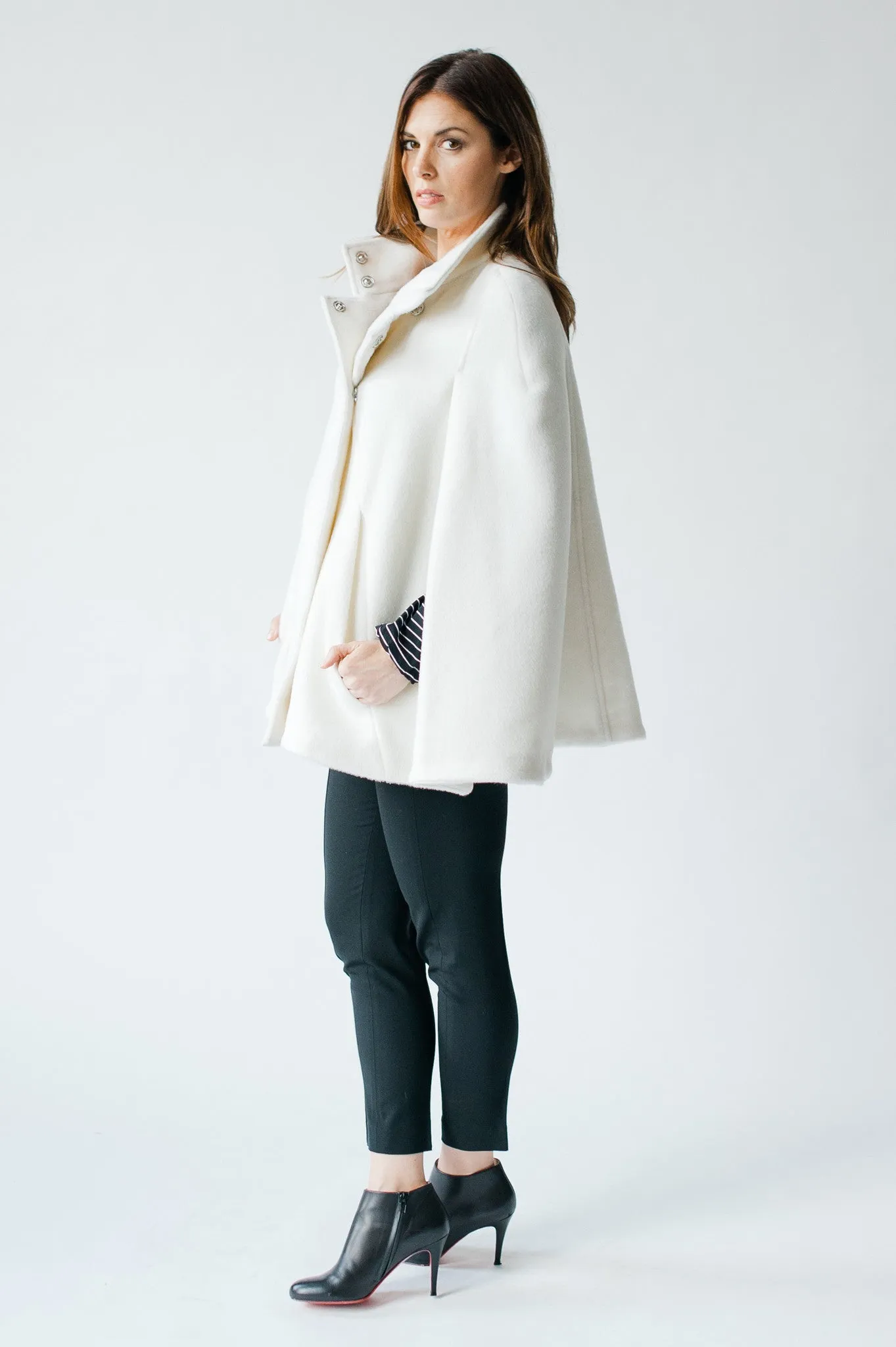 High Street Swing Cape - Ivory