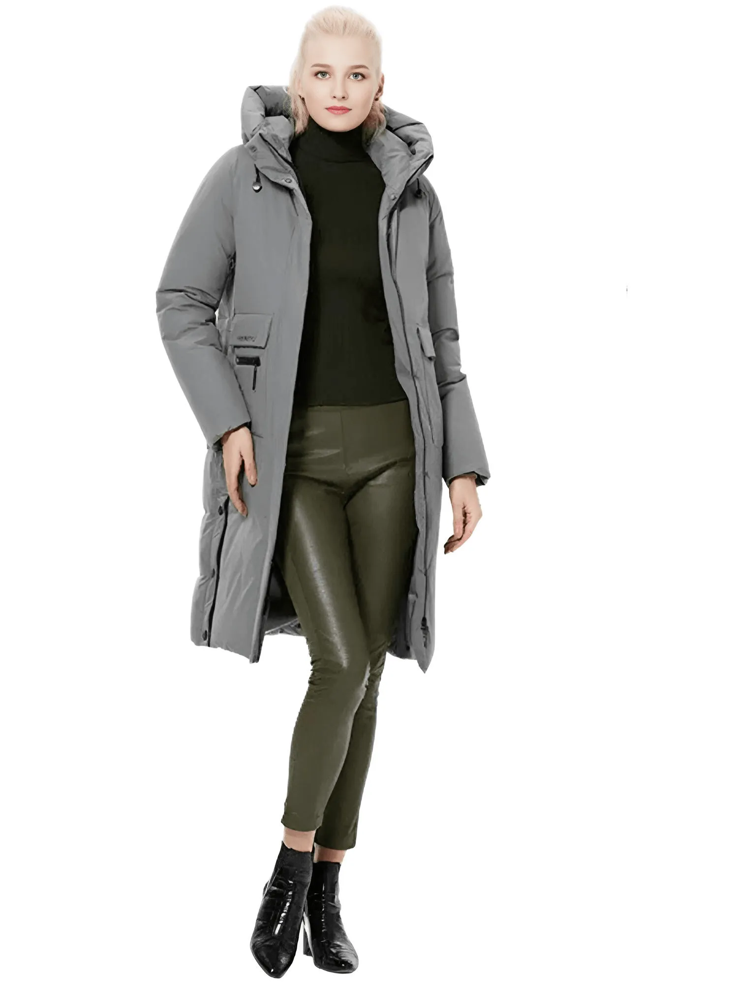 ICEbear Women's Long Winter Jacket With Big Pockets