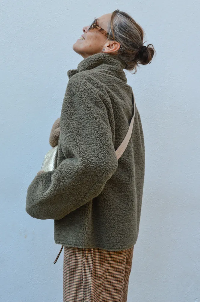 Indi & Cold Abrigo Khaki Coat