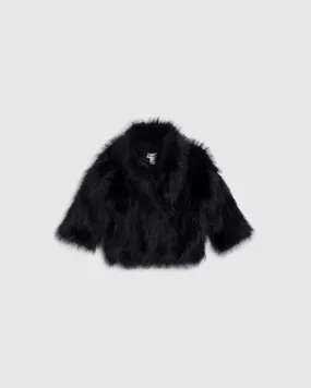 Infant Girl Faux Fur Shorty Coat