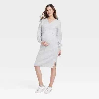 Isabel Maternity by Ingrid & Isabel Long Sleeve Sweater Maternity Dress