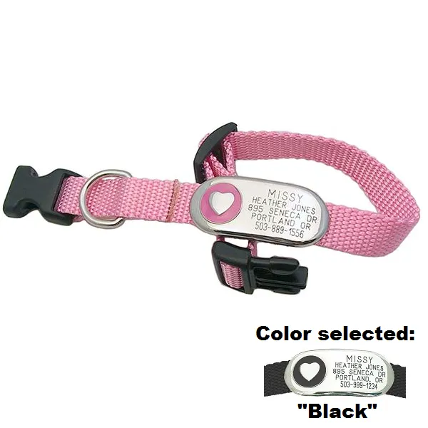 Jewelry ID Collar - Heart