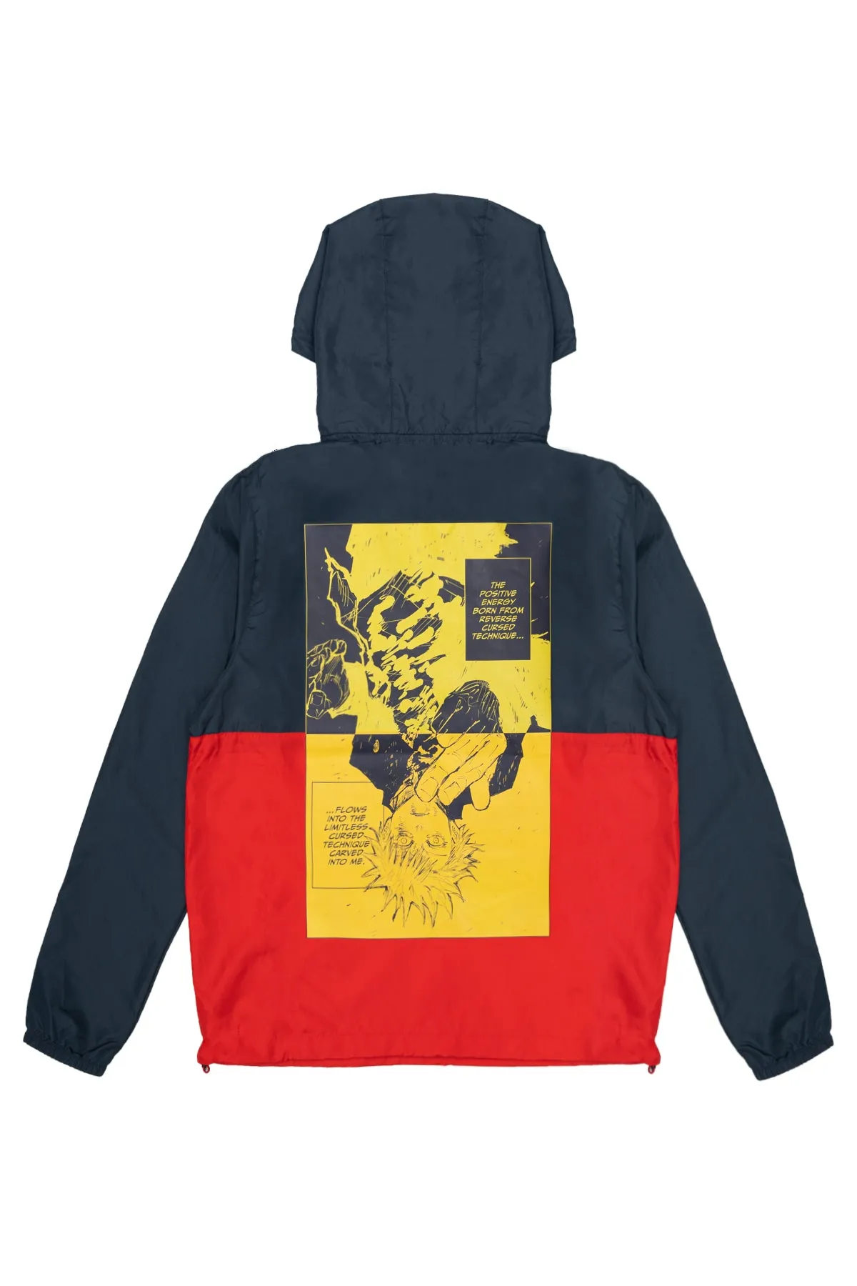 Jujutsu Kaisen Gojo Anorak Jacket - Red/Blue