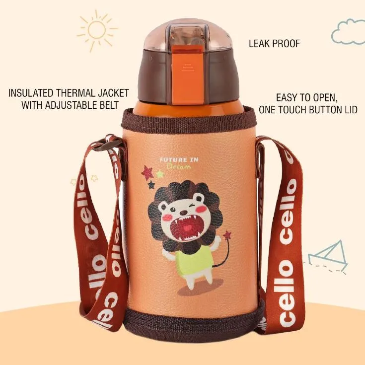 Kido Hot & Cold Stainless Steel Kids Water Bottle, 500ml