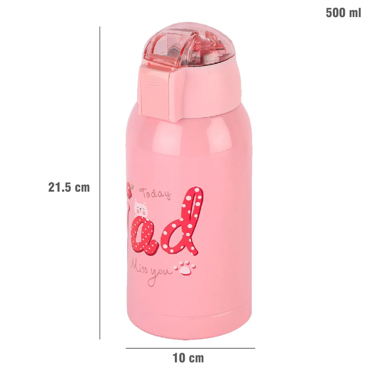 Kido Hot & Cold Stainless Steel Kids Water Bottle, 500ml