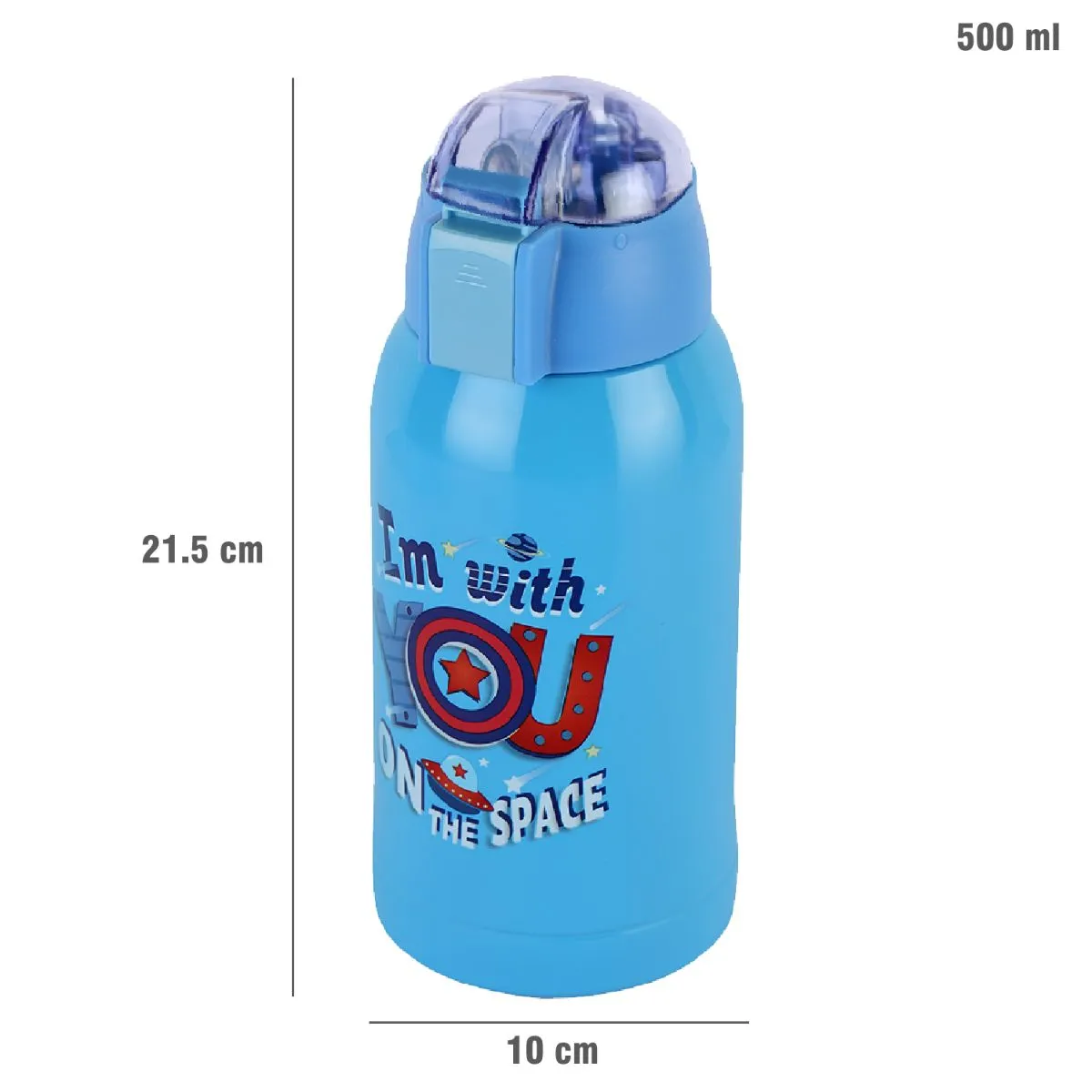 Kido Hot & Cold Stainless Steel Kids Water Bottle, 500ml