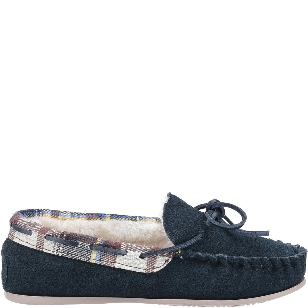 Kilkenny Moccasin Slippers Navy