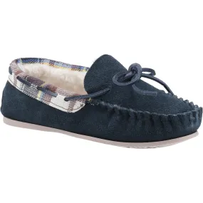 Kilkenny Moccasin Slippers Navy