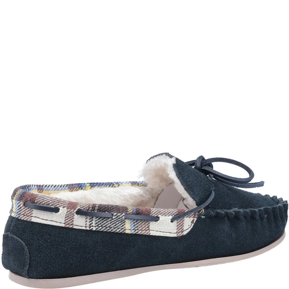 Kilkenny Moccasin Slippers Navy