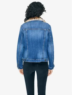 Kylie Faux Fur Denim Jacket Hillside