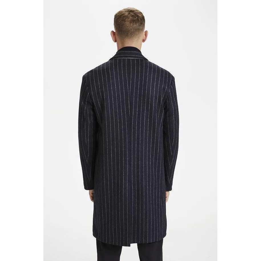 LANCASTER 3 CHALK STRIPE COAT