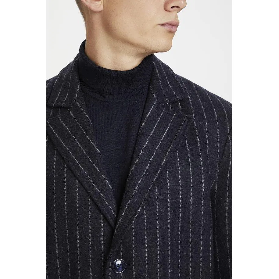 LANCASTER 3 CHALK STRIPE COAT