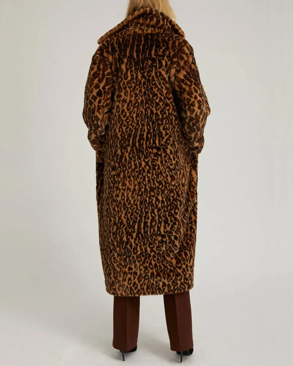 Leopard Faux Fur Coat