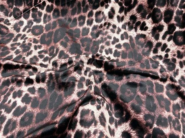 Leopard - Stretch Printed Velvet