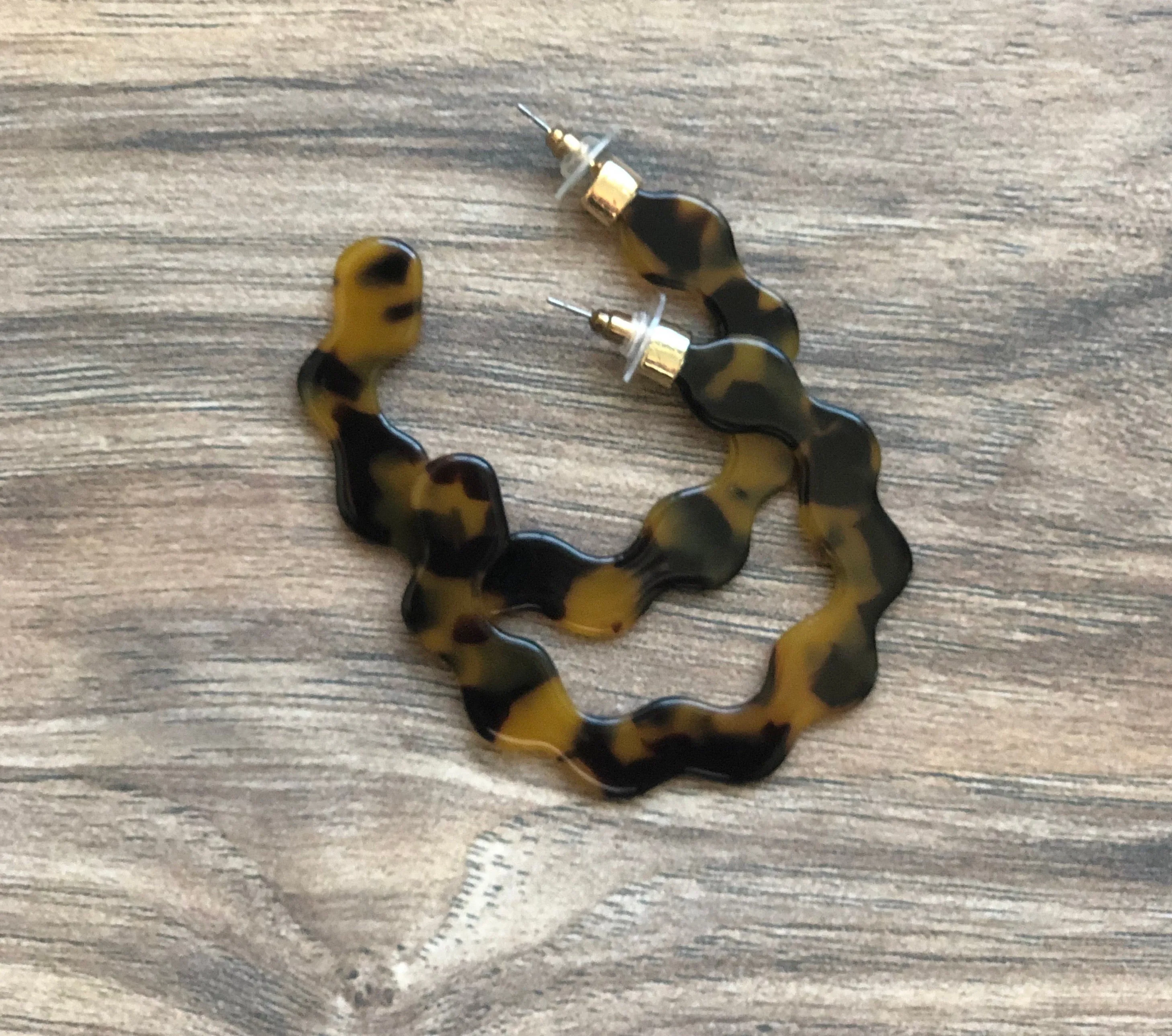 Leopard Wave Earrings