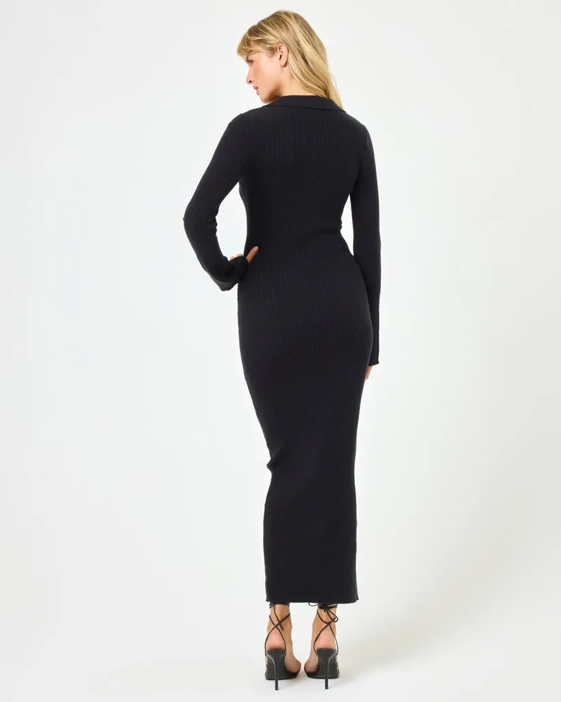 LSPACE San Clemente Collared Rib Knit Dress