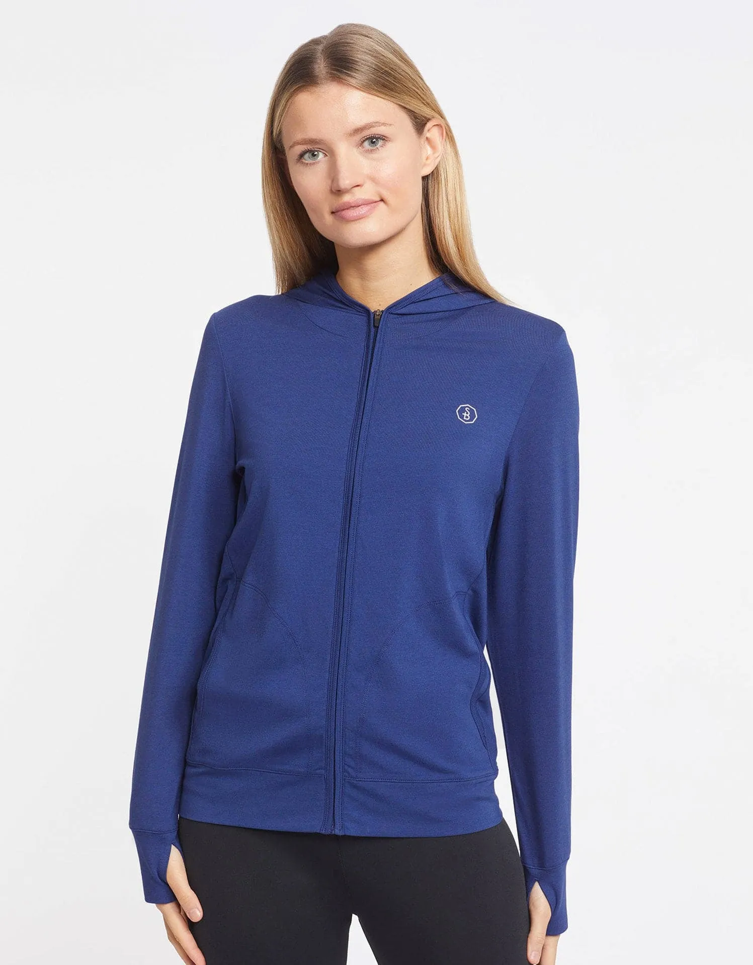 Luxe Hooded Full Zip Top UPF 50  Sensitive Collection