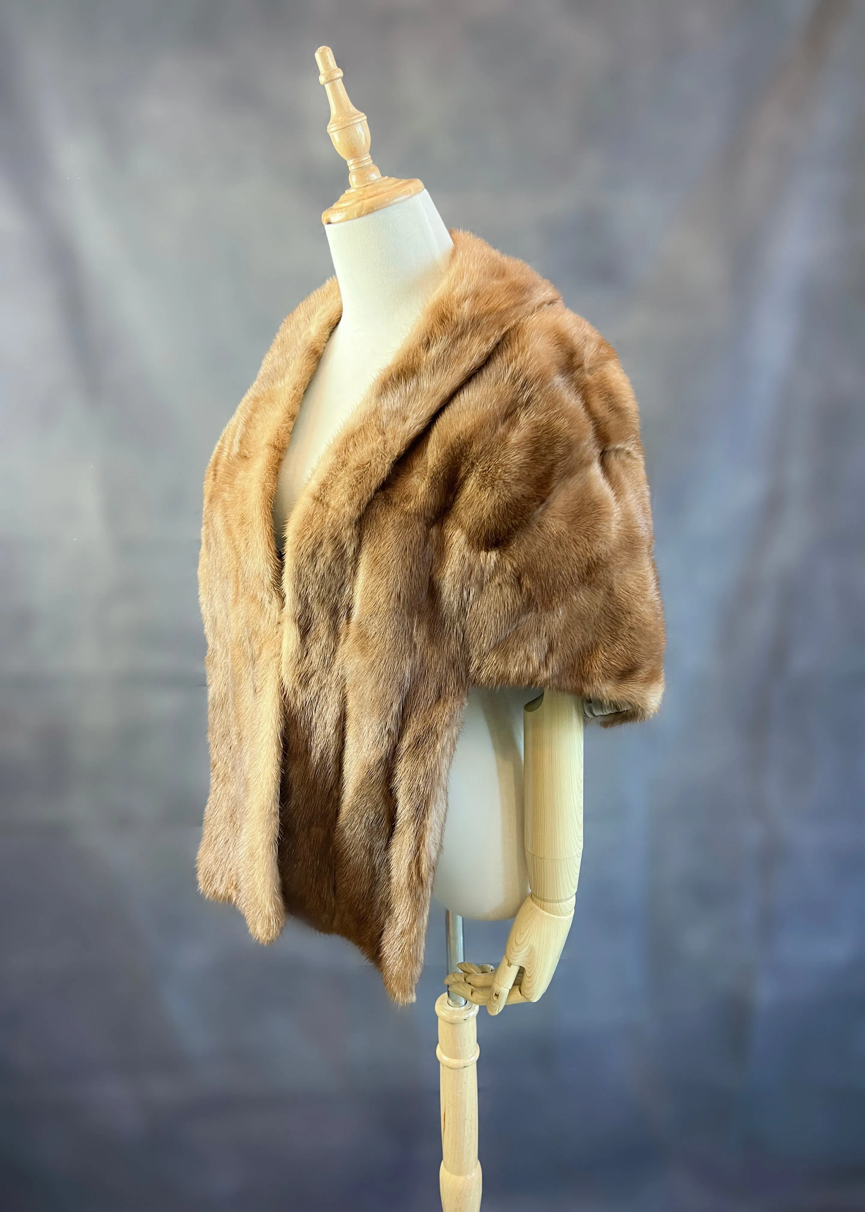 Luxury Real Mink Fur Stole (Mink11)