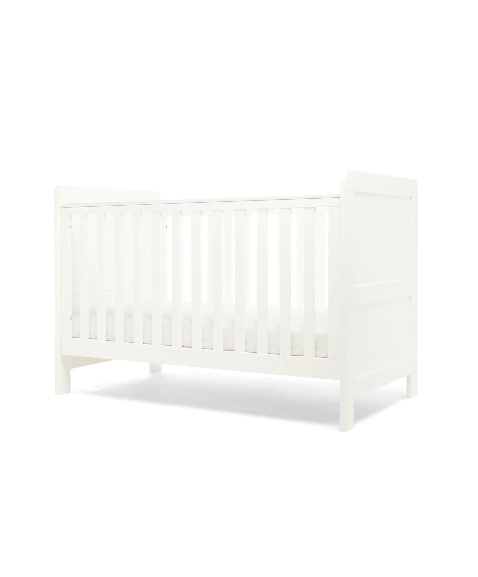 Mamas & Papas Hampden 4 Piece Set with Cotbed, Mattress, Fitted Sheets & Mattress Protector - White (Pre order for March)