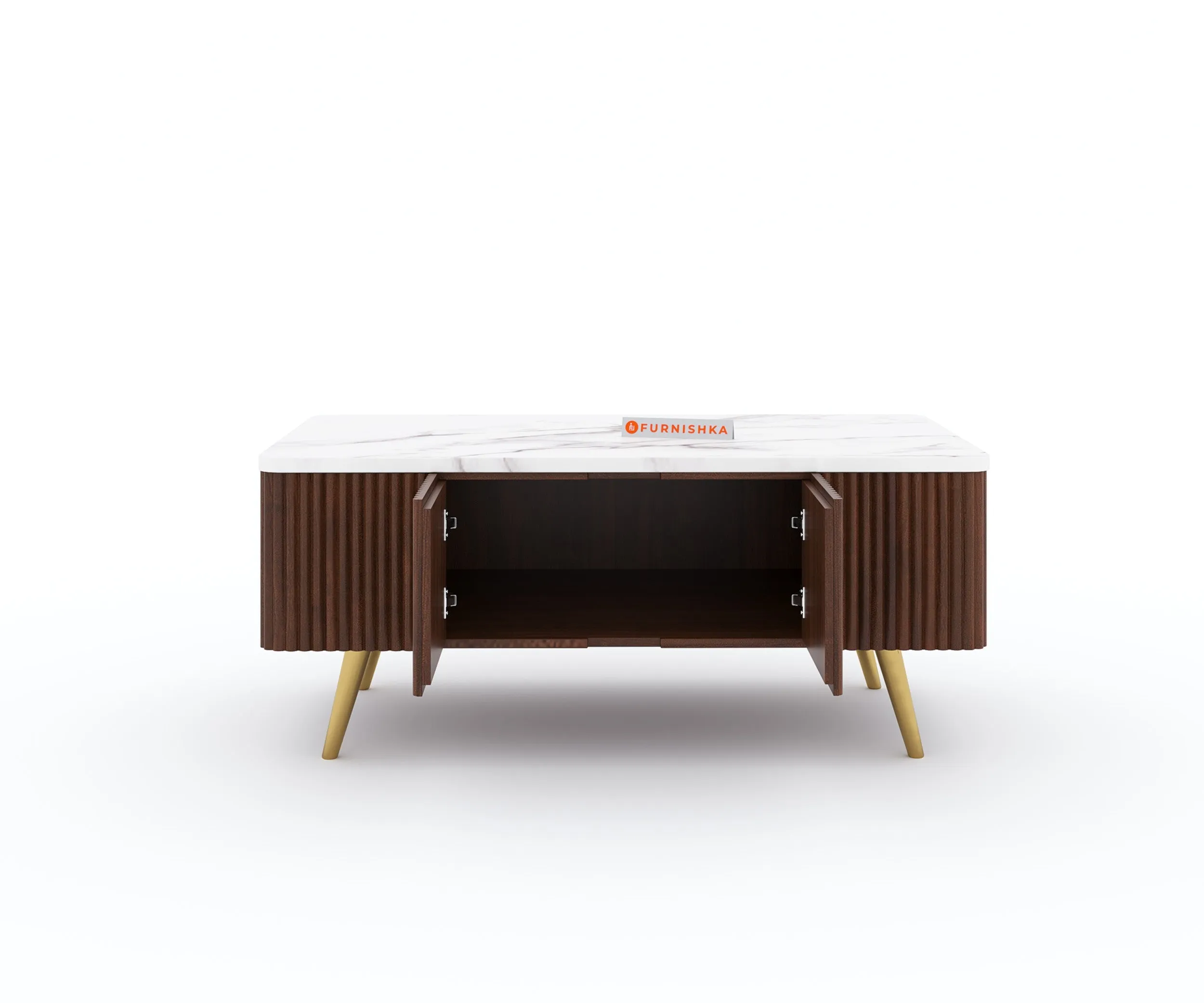 Marcella Fluted Rectangle Coffee Table - IM