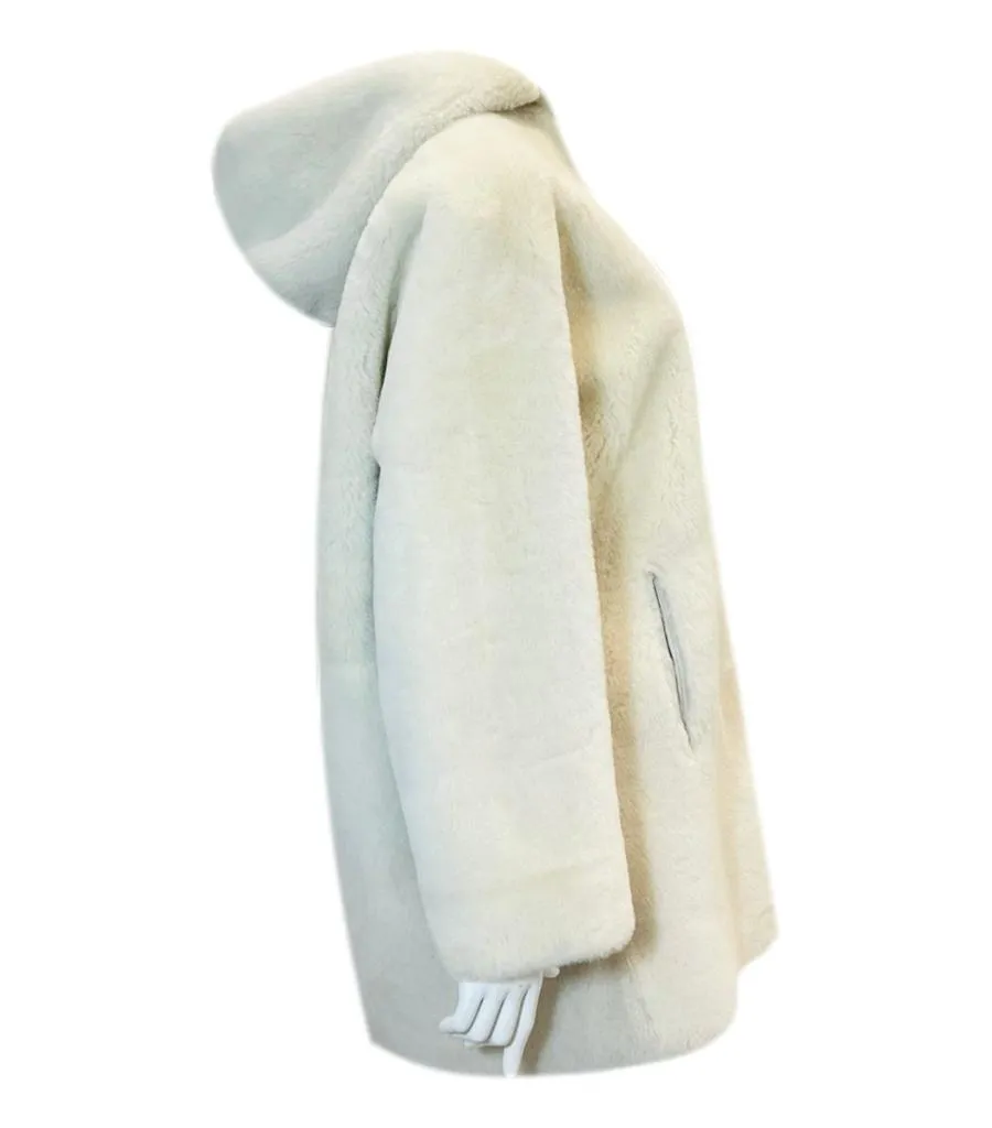 Max & Moi Reversible Merino Shearling Coat. Size 36FR