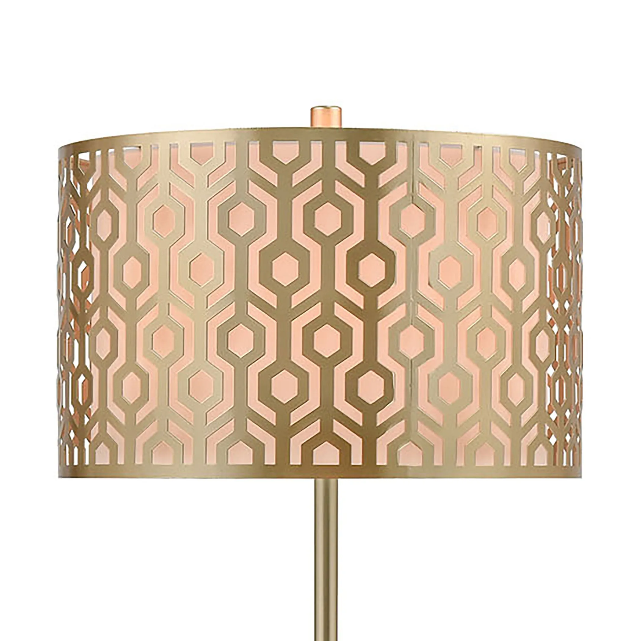 Meliton 61" Floor Lamp in Champagne Gold