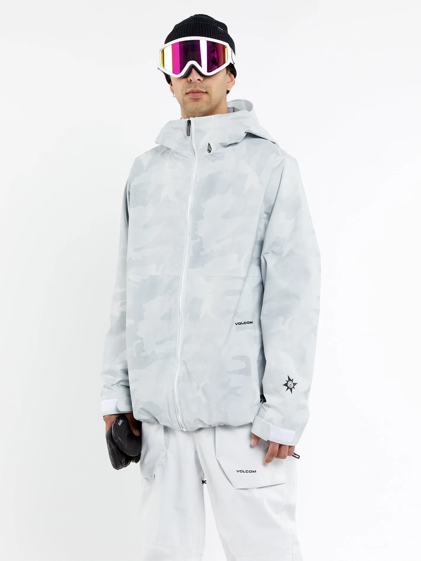 Mens 2836 Insulated Jacket - White Camo