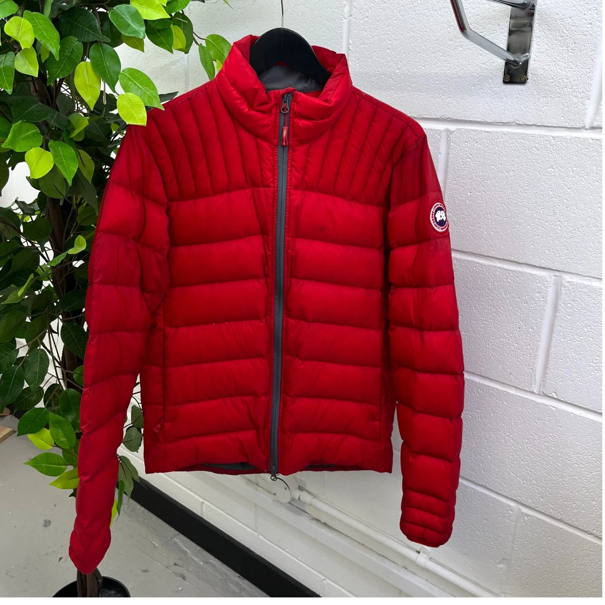 Men's Brookvale Down Jacket Red Size S