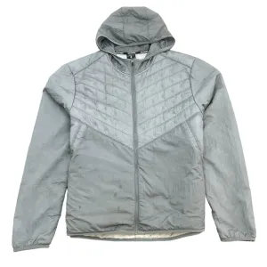 Men's Running Aeroloft Jacket Grey Size XL