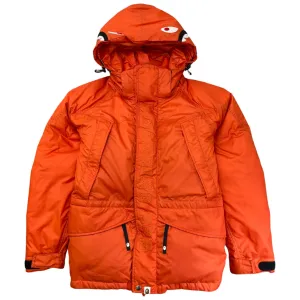 Men's Shark Down Jacket Orange Size M