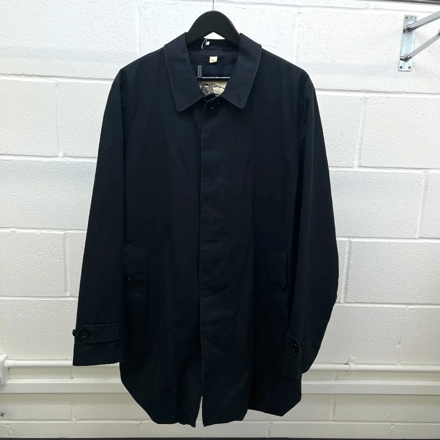 Men's Trench Jacket Navy Size IT 56 / XXXL