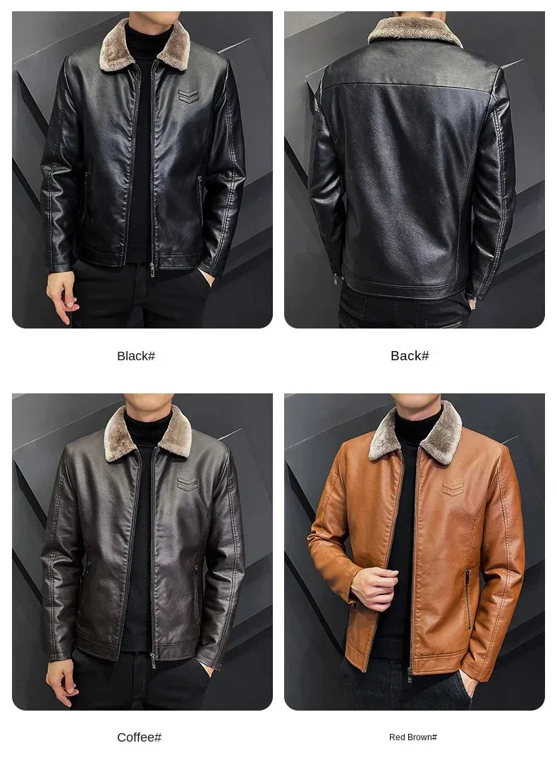 Men's Vintage Brown Leather Jacket