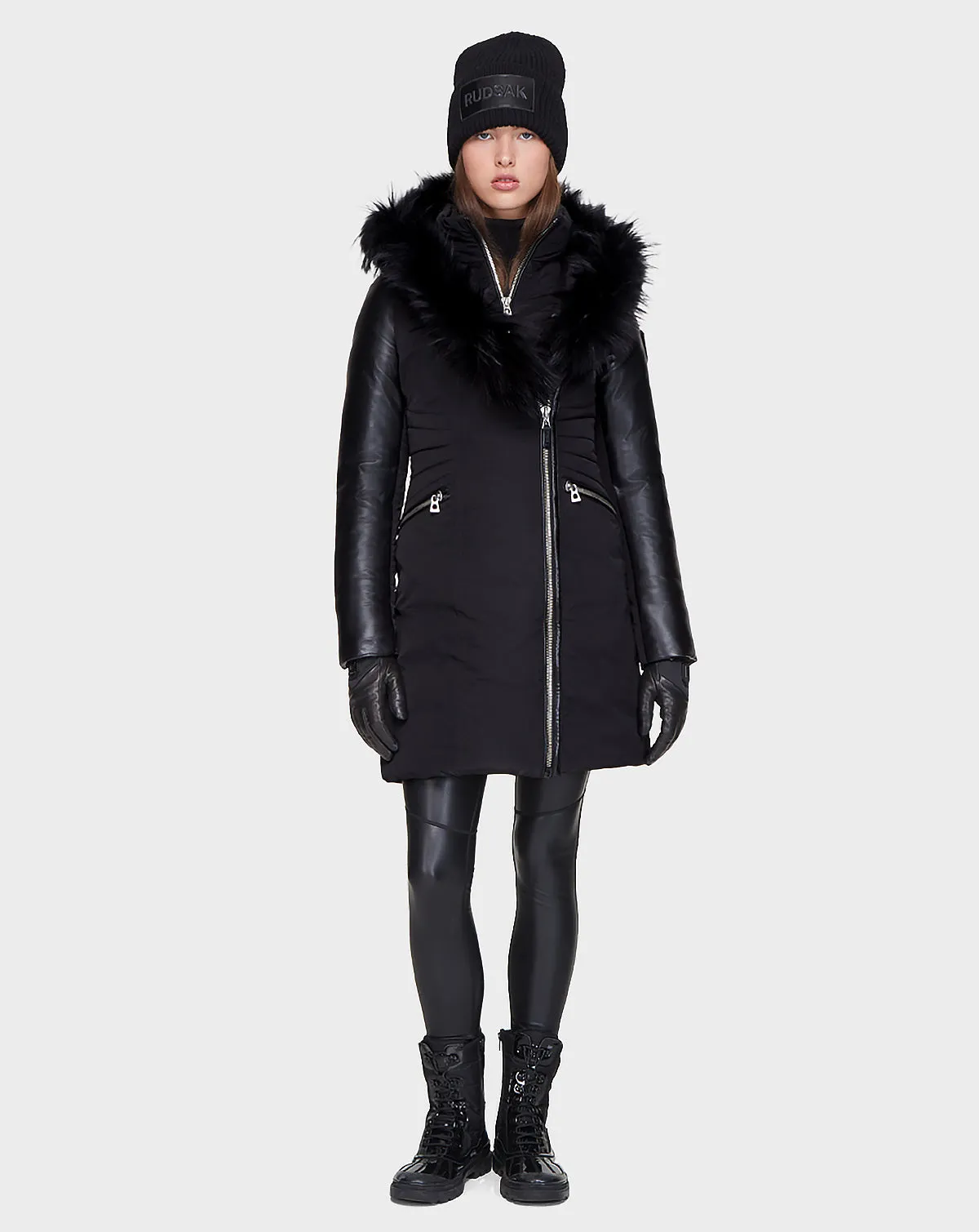 MISA - L121506 BLACK FAUX FUR