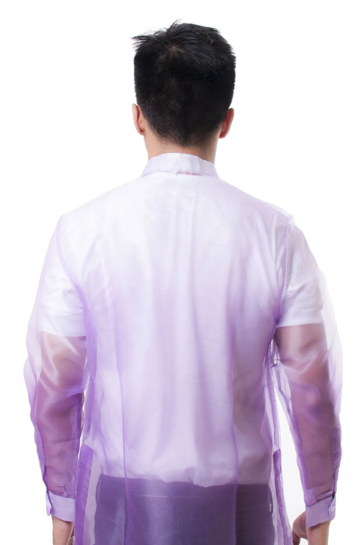 MO16 - Organza Barong Tagalog Lavender