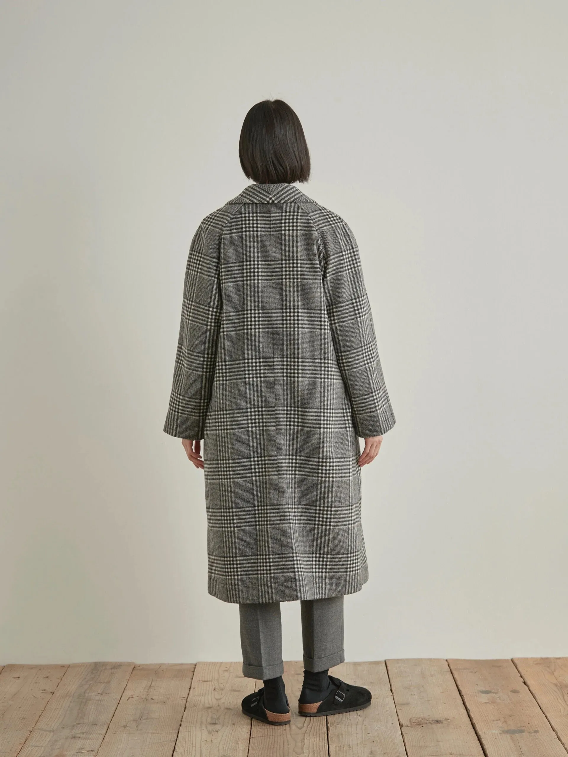 Nicholson & Nicholson My Robe Coat Grey Check