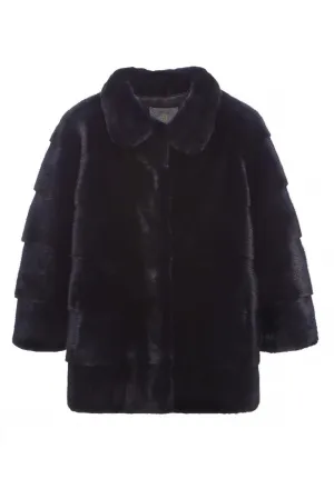 Noah Mink Fur Jacket With Collar