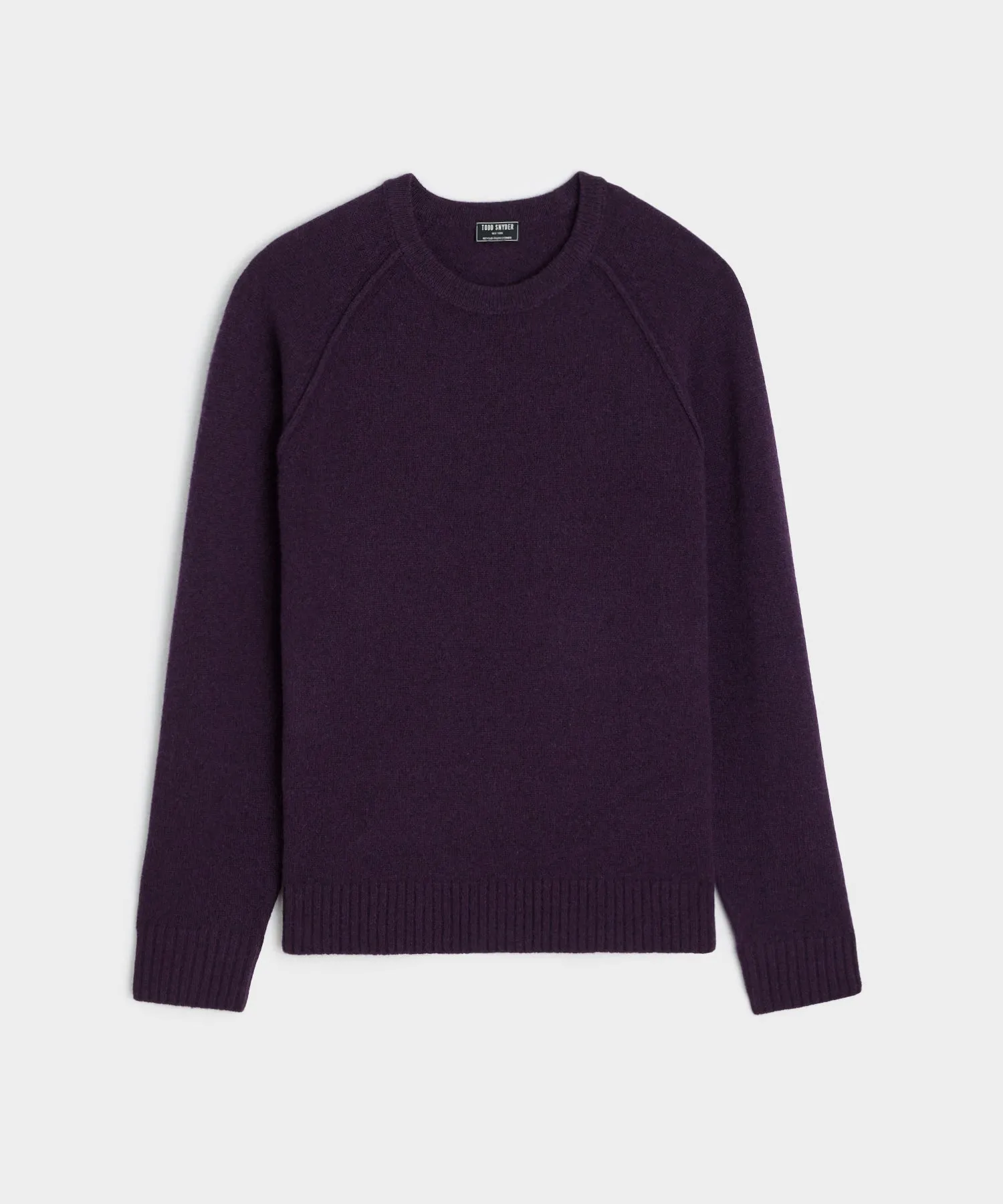 Nomad Cashmere Crewneck in Deep Plum