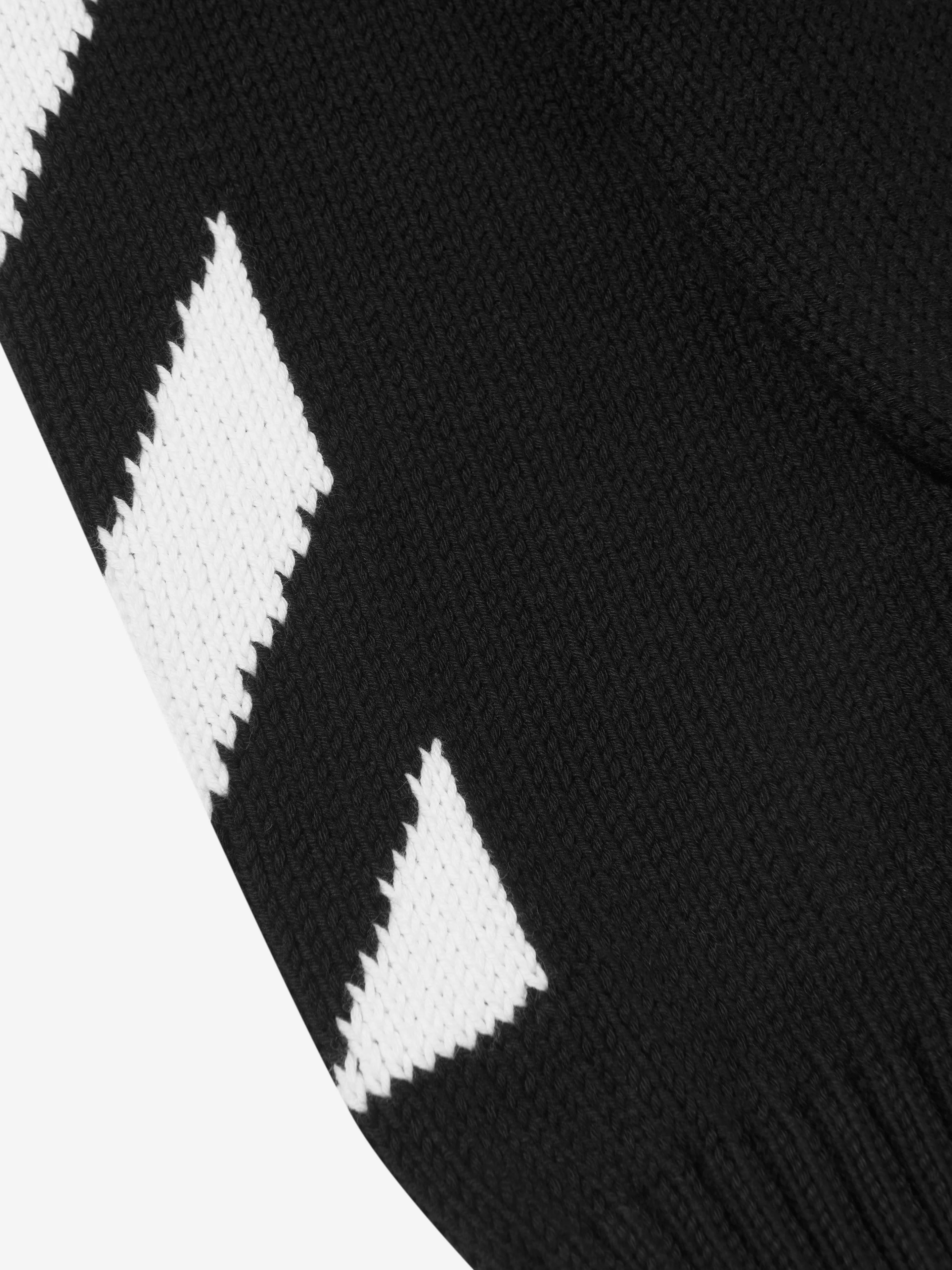 Off-White Boys Rubber Arrow Knit Sweatshirt in Black