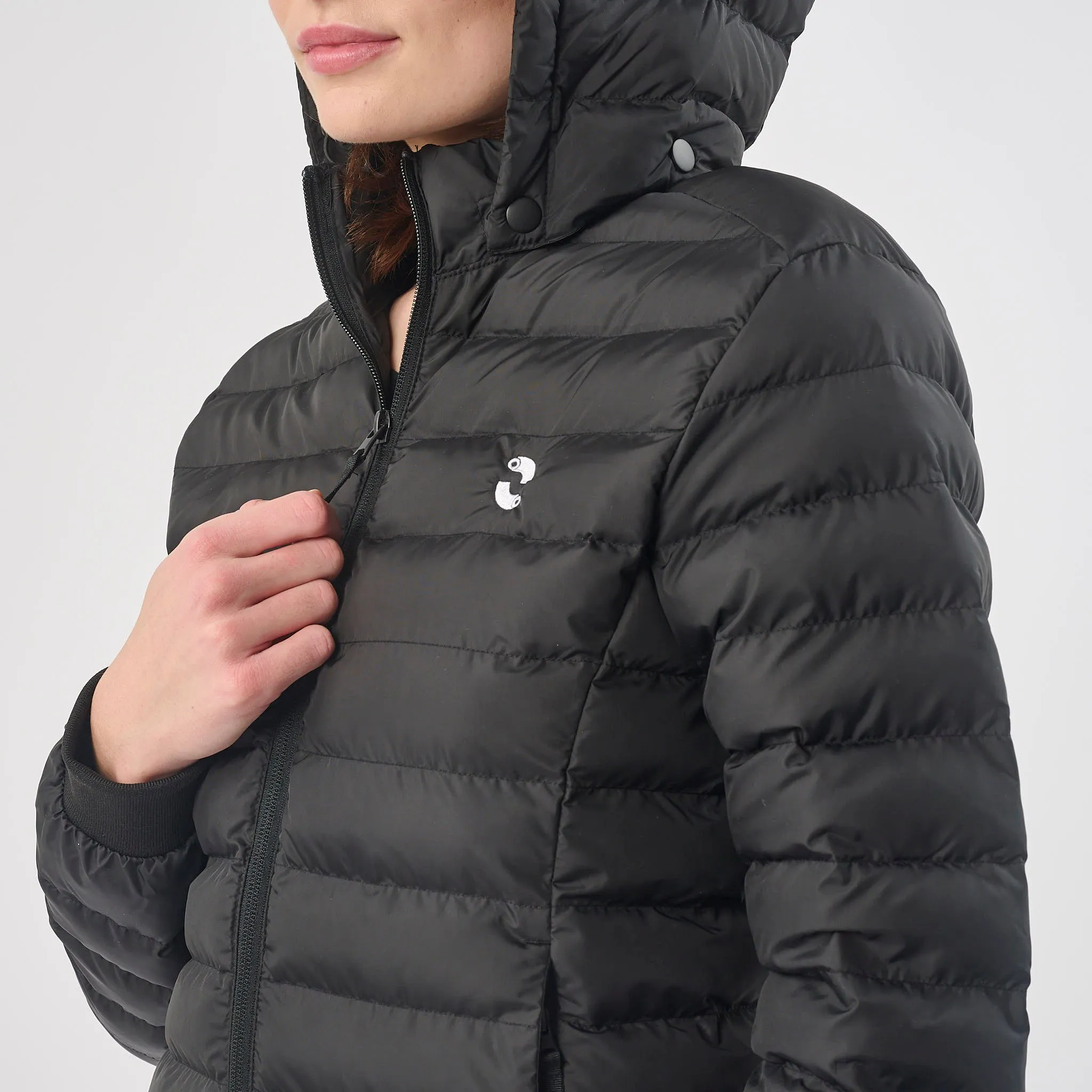 Omnitau Women's Breathable Fitted Padded Jacket - Black