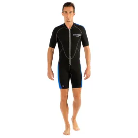 Open Box Cressi 2mm Mens Lido Short Front Zip Wetsuit, Size: Large