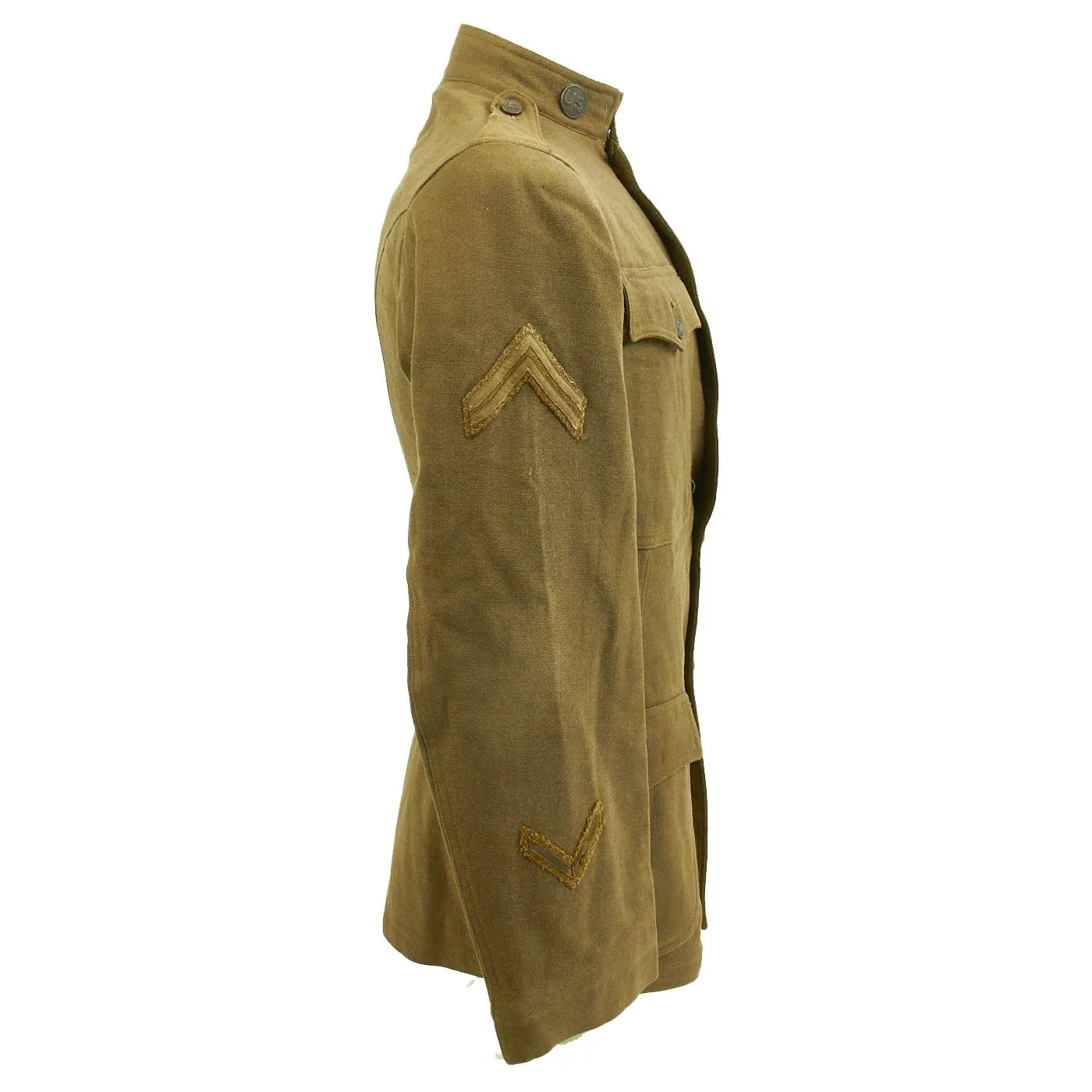 Original U.S. WWI 2nd Infantry Division 1st Battalion 2nd Engineer Regiment Indian Head Service Coat